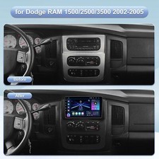 Carplay For 2002-2005 Dodge Ram Radio Head Unit Backup Camera w/Cam GPS Navi