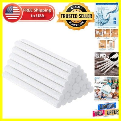 4-Inch Cotton Humidifier Filters - 40 Essential Replacement Wicks for Travel