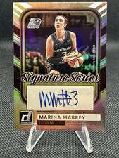 2025 Panini Donruss WNBA - Signature Series Marina Mabrey #SS-MM Silver Laser