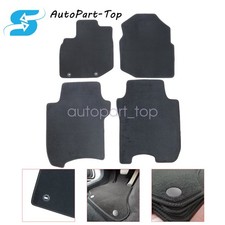 Velour Floor Mats Carpet For 2009 2010 2011 2012 2013 Honda Fit Waterproof Black