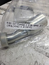 2 PC LOT - 442-5581 4425581 #20 CAT FLANGE X 20 BARB 22.5 Hydraulic Fitting