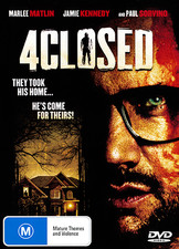 James Denton Marlee Matlin 4CLOSED - DERANGED TERROR THRILLER DVD