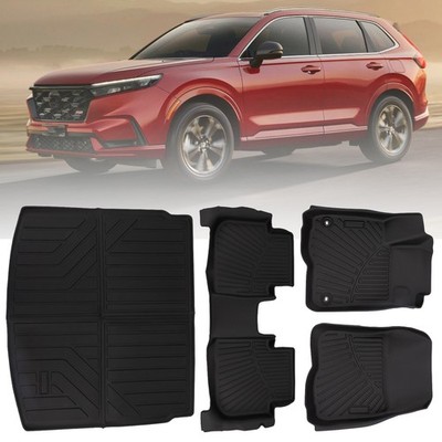 All Weather Floor Mats 3D Liners For 2023-2025 Honda CR-V CRV Hybrid Car Carpet