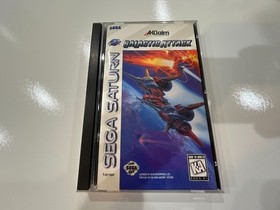 Galactic Attack (Sega Saturn 1995) CIB Complete with Registration Card LN MINT!