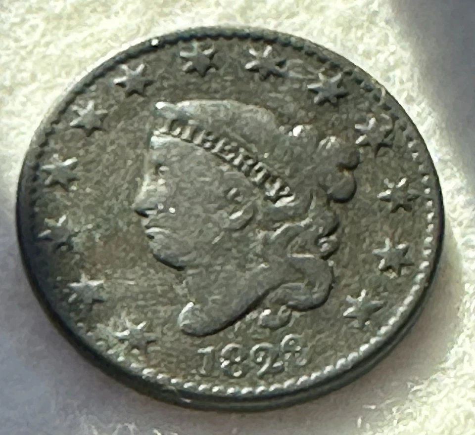 1828 Matron Head Large Cent Lg Narrow Date - Image 3 of 4