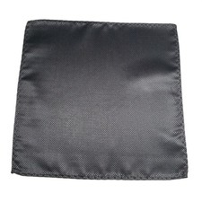 Slate Gray Pocket Square Silk Formal Accessory Suit Wedding Prom Gift Dark