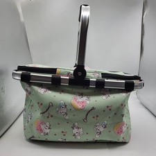 Sanrio Cinnamoroll green collapsable insulated basket shopping bag picnic