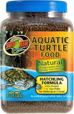 Zoo Med Aquatic Turtle Food Hatchling Formula Micro Pellets 8-Ounce 10-Pack