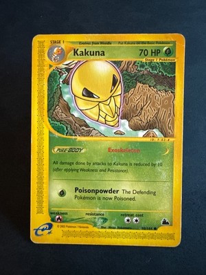 Pokémon TCG Kakuna Skyridge 70/144 Regular Common Kokuna Pokemon Card