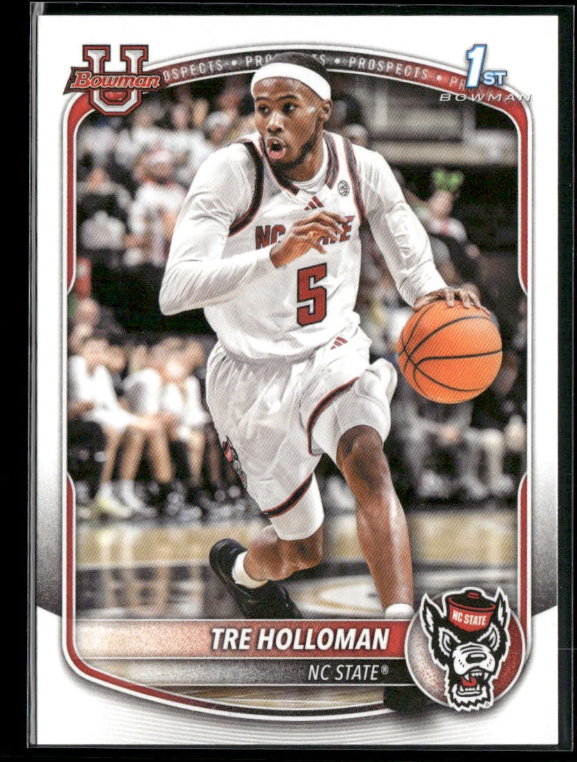 2025-26 Bowman #BPP-81 Tre Holloman Prospects