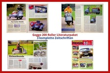 Goggo 200 Roller Literaturpaket - 3 komplette Zeitschriften
