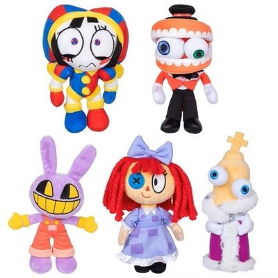 THE AMAZING DIGITAL CIRCUS Pomni Kinger Jax Ragatha Caine 8'' Plush Set NEW