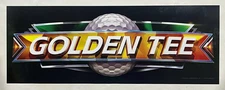 GOLDEN TEE GOLF ARCADE GAME 25.75”X 9.5” MARQUEE SIGN-INCREDIBLE TECHNOLOGIES