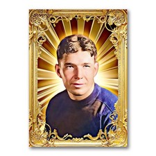 Arnie Herber Golden Icon Art Card 03/20 Starpop Signed Football Short Print