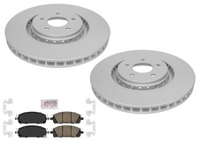 Ft Coated Disc Brake Rotors Pads for Nissan Ariya 350MM 23-24 Front Wheel Drive