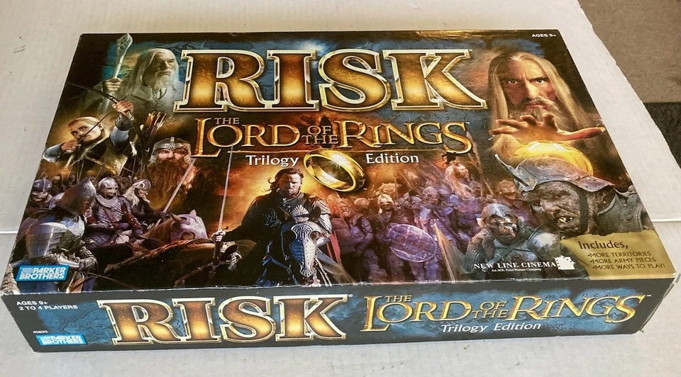RISK El Señor de los Anillos Edición Trilogía Juego de Mesa con Anillo “Completo” Foto 3 de 4