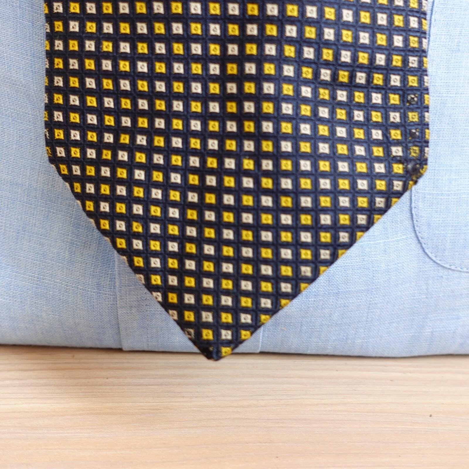 Neck Tie Mens Brown Black Plaid Solid Basic Suit … - image 10