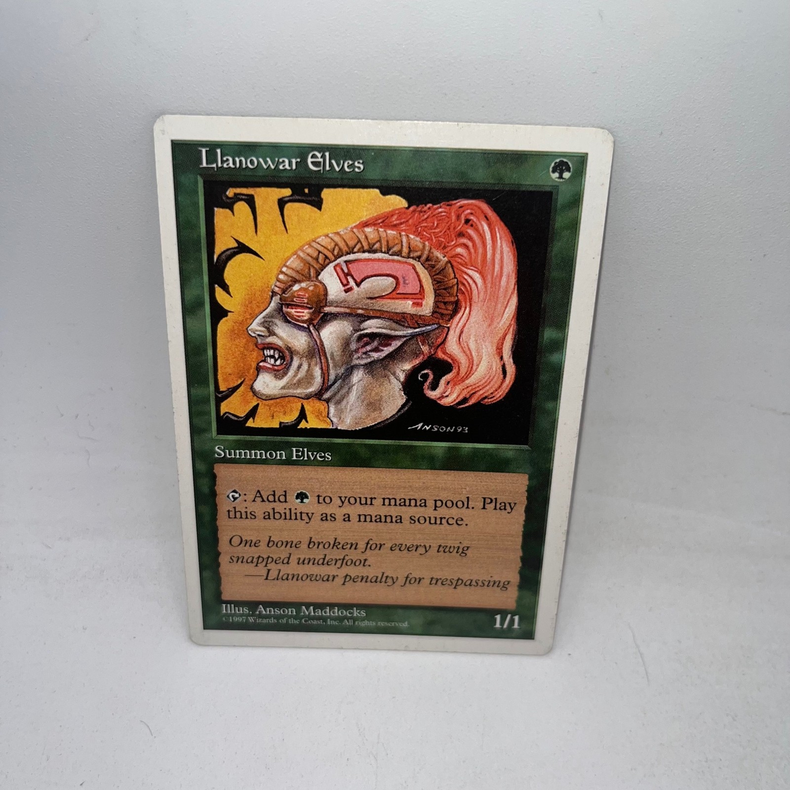 Llanowar Elves 69 Common Anthologies Magic: The Gathering Lightly Played