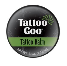 Tattoo Goo Tattoo Aftercare Balm 0.32 oz Travel Size Natural Olive Oil  Beeswax