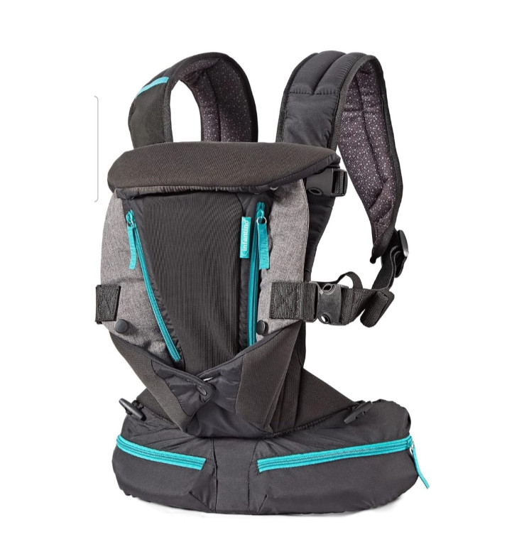 Infantino Carry On Multi-Pocket Carrier Grey/Teal Infants & 