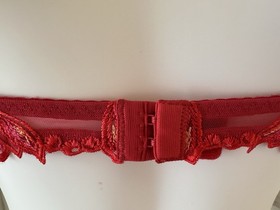 Lise Charmel Fleurs de Cerisier Cherry Embroidered Bra & Brief Set - Designer