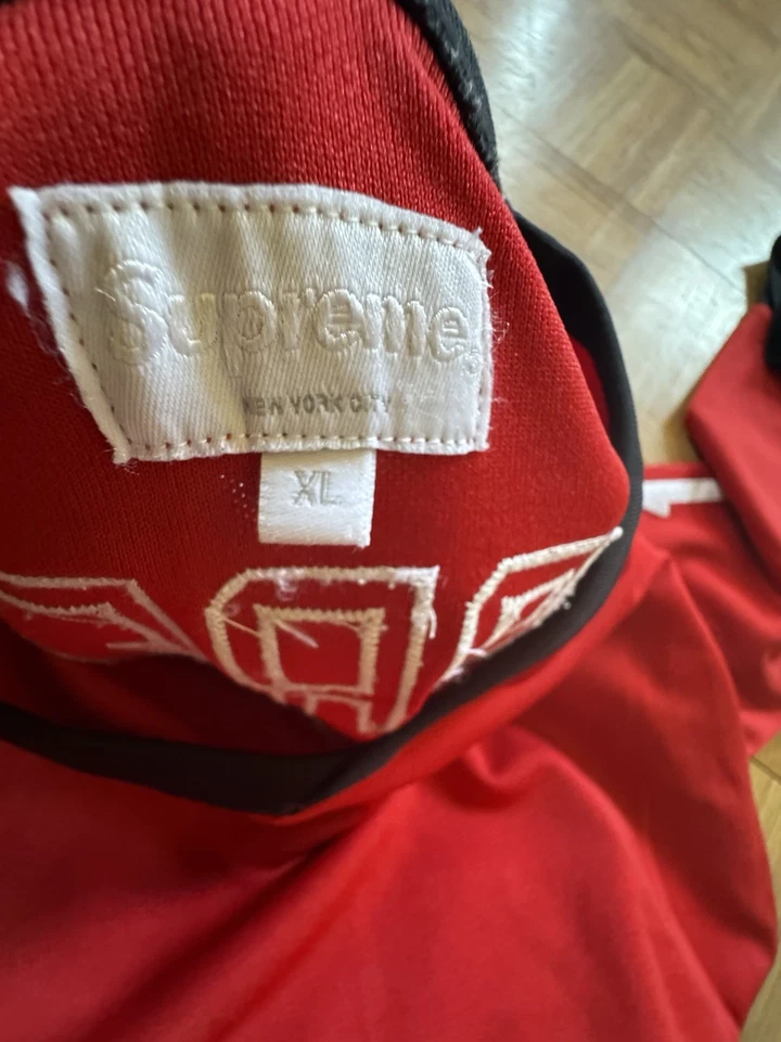 Supreme Fleur De Lis Hockey Jersey Teal Green FW13 Size XL - Image 3 of 3