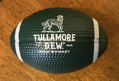 Tullamore Dew IRISH WHISKEY ''Novelty MINI Foam Football  - Stress Ball -Office