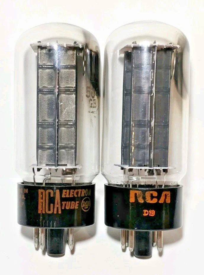 RCA 5U4GB 整流管 ブラックプレートNOS 3本セット RCA 5U4GB 整流管