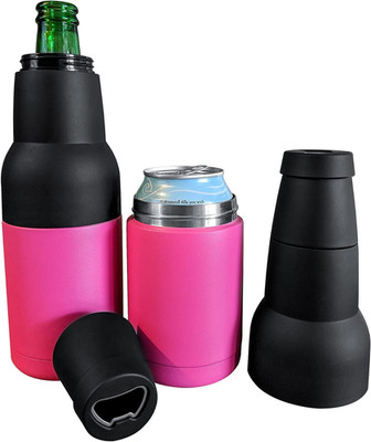 Cuulii 12Oz Stainless Steel Bottle Holder and Portable Cooler for Can, Beer with