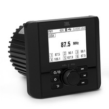 JBL JAM3000 Gauge-Mount Marine Receiver with AM/FM, High Power Output, Blueto...