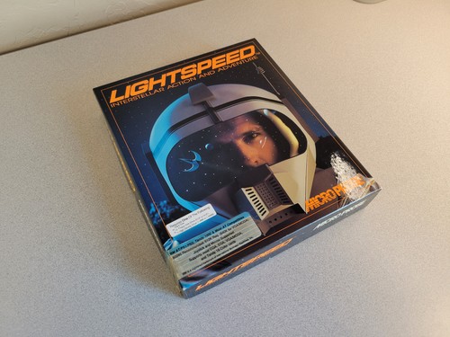 Juego Lightspeed PC Big Box - MicroProse DOS Space Action Adventure 1990