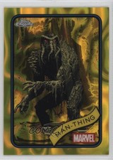 2025 Topps Chrome Marvel Comics Yellow Lava Refractor Man-Thing #31 1a1r