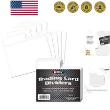 Horizontal Trading Card Dividers - 10 ct | Archival Quality, Write-On Index T...