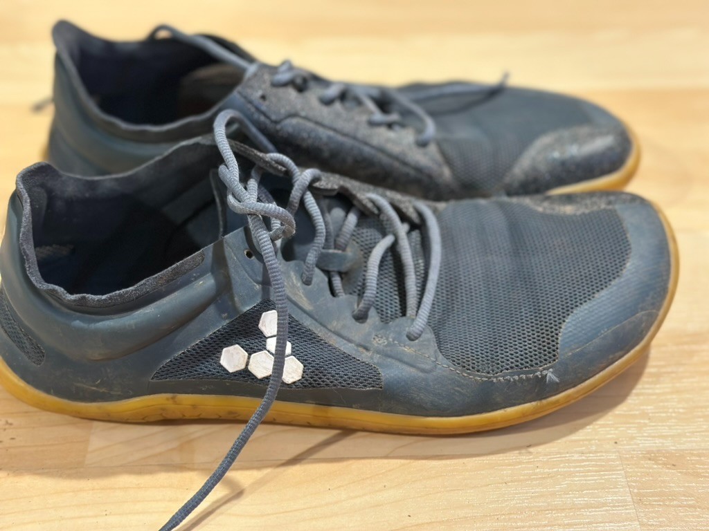 Vivobarefoot Men Primus Lite III Vegan Shoes, Blue, EU 42