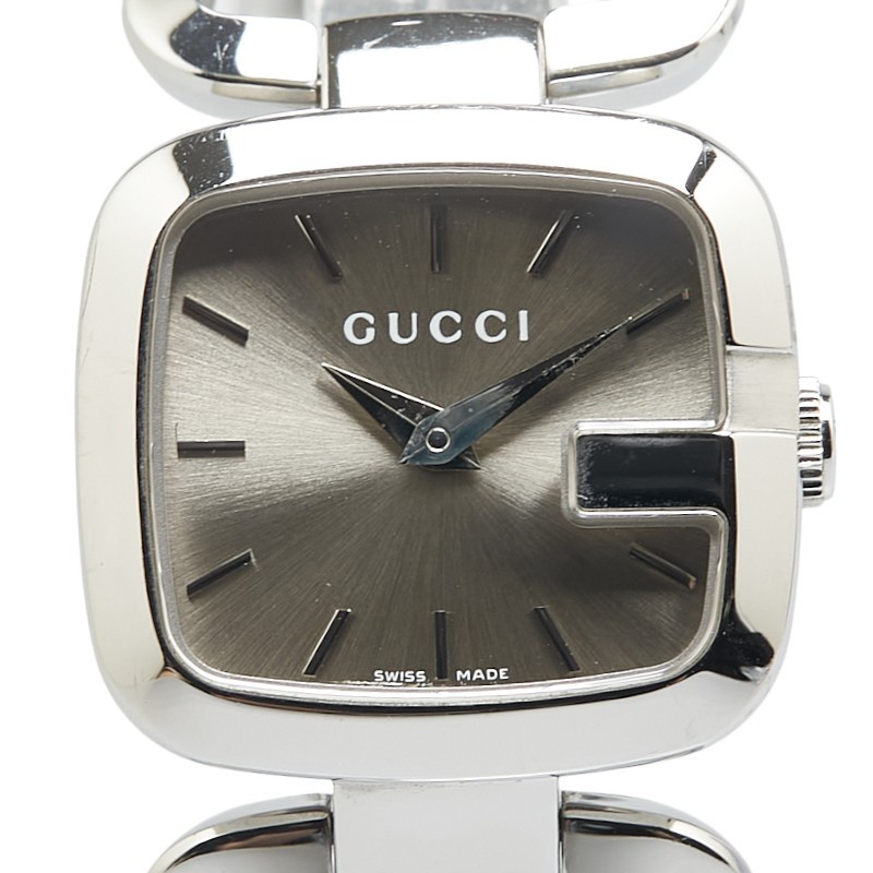 Gucci G Collection 125.5 Quartz Silver Dial Stainless Steel Ladies Watch GU