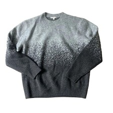 JW Anderson UNIQLO Gradient Knit L Gray to Dark Gray Crew Neck Sweater