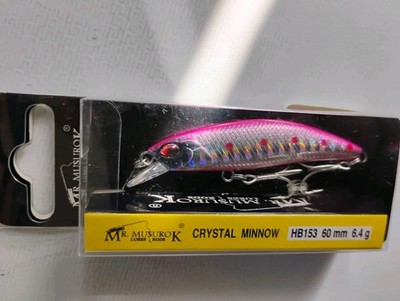 MR. MUSUROK Crystal Minnow 60mm 6.4g Sinking jerkbait lure