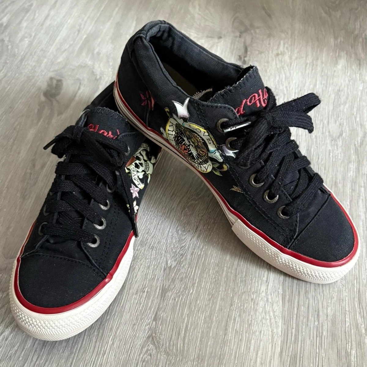 Ed Hardy Black Athletic Shoes for Women for sale | eBay display picture 1