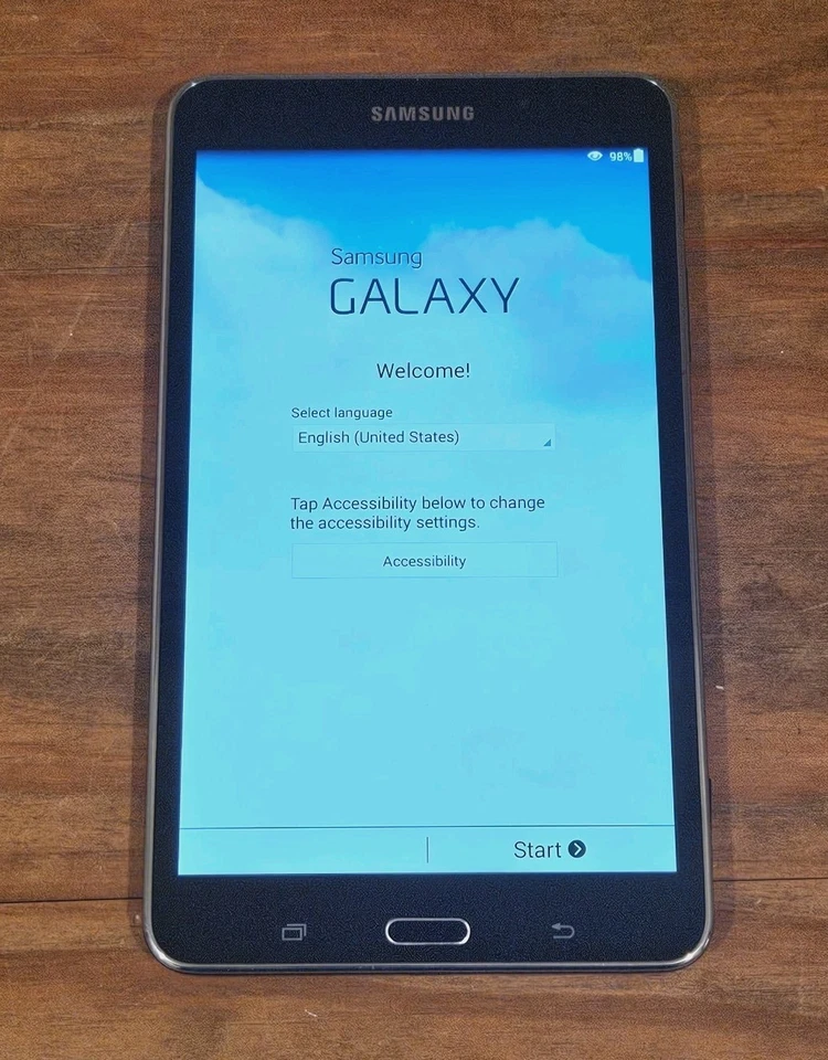 Samsung Galaxy Tab 4 7.0" 8GB Black SM-T230NU Wifi Only Bundle No Charger  - Image 2 of 4