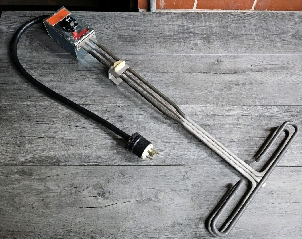 HTC-60 Glenn Electric Heater 6000 Watt 208V Immersion Type Water Heater 9 Av NEW