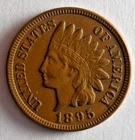 1895 UNITED STATES PENNY - AU - INDIAN HEAD - RARE DATE - Great Coin - Lot #Y15