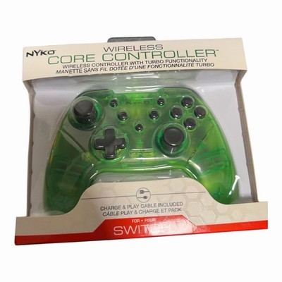 Nyko Wireless Core Controller Green for Switch/Lite/OLED Bluetooth Turbo USB-C