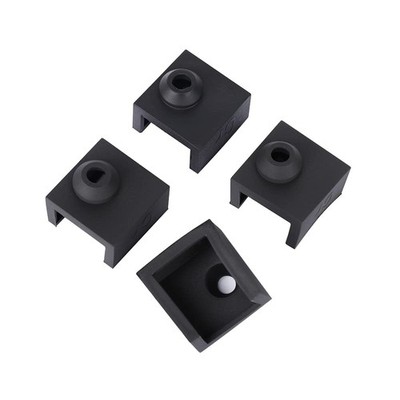 4PCS Official Creality 3D Printer Hotend Silicone 4pcs for Ender 3, Black 