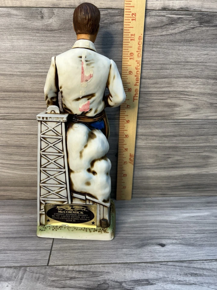 McCormick WILL ROGERS Vintage Whiskey Decanter 12”  Empty - Image 2 of 3