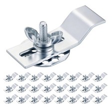 25 Pack Stainless Steel Undermount Sink Clips Brackets Hardware Kit