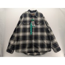 NWT Orvis Men  s Flannel Shirt in Grey size XL