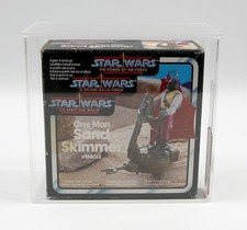 Vintage Star Wars Trilogo One Man Sand Skimmer AFA 80 1984 Kenner RARE