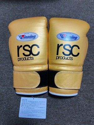、　rscグローブ 14 oz ゴールド Winning RSC Products 14 oz Gold Leather Boxing Gloves | eBay Australia