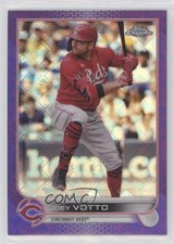 2022 Topps Chrome Logofractor Edition Purple Refractor /250 Joey Votto #59 6rq