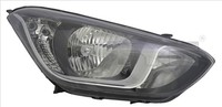 TYC Hauptscheinwerfer 20-14440-05-2 FüR PBT Hyundai PB I20 1 Crdi
